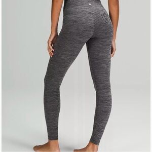 Lululemon Align Legging 25” inseam size 4 black and gray